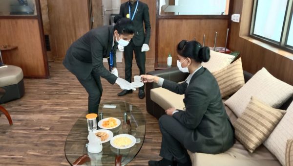 Practical training at aiport